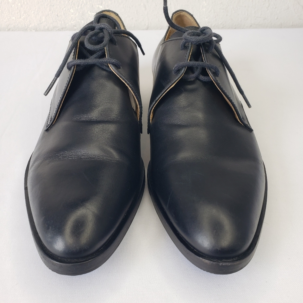 Everlane Black Leather Women's Oxfords Lace up Size 9 Made in Italy - Picture 14 of 14
